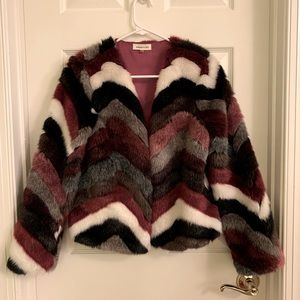 NYC Downtown Girl Faux Fur Jacket